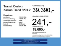 Ny Ford Transit Custom Trend 150 HK (110 kW) 2026 Hvid MPV