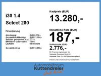 gebraucht Hyundai i30 1.4 Select Klima PDC Tempomat Bluetooth