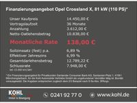 gebraucht Opel Crossland X INNOVATION 1.2 Turbo Start-Stop LED Navi PDC