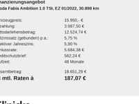 Gebraucht Skoda Fabia Ambition 95 PS (69 kW) 2022 Phoenix orange metallic Kleinwagen