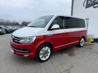 Gebraucht VW Multivan Highline 150 PS (110 kW) 2016 Weiß/rot Van / Kleinbus