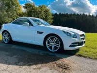 Gebraucht Mercedes SLK250 204 PS (150 kW) 2014 Weiß Cabrio