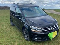 Gebraucht VW Caddy Comfortline 125 PS (91 kW) 2018 Schwarz Van / Kleinbus