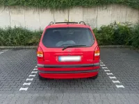 Gebraucht Opel Zafira Elegance 125 PS (91 kW) 2002 Rot Van / Kleinbus