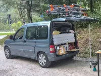 Gebraucht Citroën Berlingo 92 PS (67 kW) 2008 Blau Van / Kleinbus