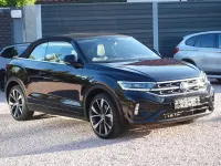Gebraucht VW T-Roc Cabriolet R-line 150 PS (110 kW) 2022 Schwarz Cabrio
