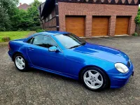 Second-hand Mercedes SLK200 Edition 163 CP (119 kW) 2001 Albastru Cabrio
