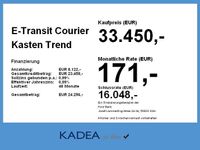 Neu Ford E-Transit Trend 100 kW (136 PS) 2025 Frost weiß Van
