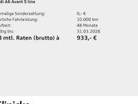 Neu Audi A6 S-Line 367 PS (269 kW) 2025 Firmamentblau metallic Kombi