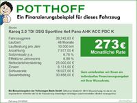 gebraucht Skoda Karoq 2.0 TDI DSG Sportline 4x4 Pano AHK ACC PDC K