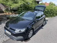 Gebraucht VW Polo LOUNGE 90 PS (66 kW) 2015 Schwarz Limousine