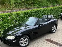 Gebraucht Mazda MX5 110 PS (80 kW) 2003 Schwarz Cabrio
