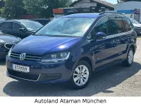 Gebraucht VW Sharan Comfortline 150 PS (110 kW) 2020 Blau Van / Kleinbus