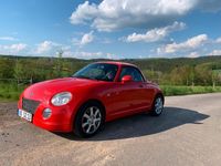 gebraucht Daihatsu Copen Cabrio 5 Gang Klima rot wenig km 2.Hand