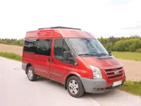 Occasion Ford Transit 110 ch (80 kW) 2008 Rouge Monospace