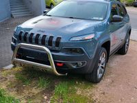 gebraucht Jeep Cherokee Trailhawk 2.4 L. Rammsch., Trittbretter, 8 Fach Alu