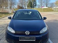 Gebraucht VW Golf VI Trendline 102 PS (75 kW) 2009 Blau Kleinwagen