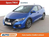 Gebraucht Honda Civic Executive 120 PS (88 kW) 2015 Blau Limousine