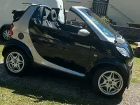 Usata Smart ForTwo Cabrio 40 CV (29 kW) 2002 Nero Cabrio