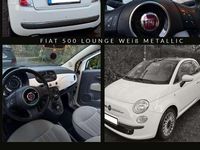 Gebraucht Fiat 500 Lounge 86 PS (63 kW) 2013 Weiß Kleinwagen