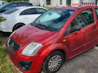 Gebraucht Citroën C2 60 PS (44 kW) 2009 Rot Kleinwagen
