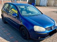 Gebraucht VW Golf V 2005 Blau Kleinwagen