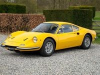 Second-hand Ferrari Dino 246 194 CP (142 kW) 1970 Galben