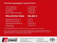 Gebraucht Toyota Proace 120 PS (88 kW) 2020 Weiß Van / Kleinbus
