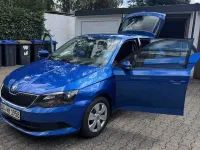 Gebraucht Skoda Fabia Ambition 60 PS (44 kW) 2017 Blau Kleinwagen