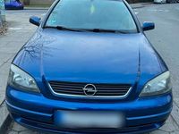 Gebraucht Opel Astra 105 PS (77 kW) 2003 Blau Kleinwagen