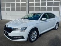 Gebraucht Skoda Superb Ambition 150 PS (110 kW) 2023 Moonweiss metallic Limousine