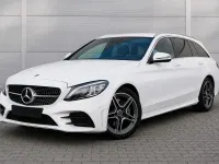 Gebraucht Mercedes C220 AMG line 194 PS (142 kW) 2019 Weiß Limousine