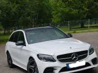 Gebraucht Mercedes C300 AMG 245 PS (180 kW) 2019 Weiß Limousine