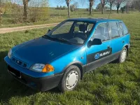 Gebraucht Subaru Justy 68 PS (50 kW) 1998 Blau Kleinwagen