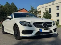 Gebraucht Mercedes C200 AMG line 184 PS (135 kW) 2017 Weiß Cabrio