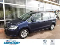 Gebraucht VW Sharan Comfortline 150 PS (110 kW) 2016 Night blue metallic Van / Kleinbus