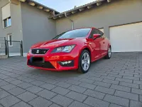 Usata Seat Leon FR 122 CV (89 kW) 2013 Rosso Coupé