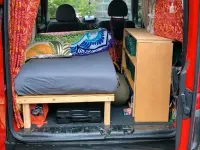 Gebraucht Fiat Doblò 77 PS (56 kW) 2006 Rot Van / Kleinbus
