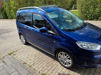 Gebraucht Ford Tourneo Courier Titanium 101 PS (74 kW) 2017 Blau Van / Kleinbus