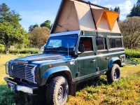 Gebraucht Land Rover Defender 113 PS (83 kW) 1997 Grün Van / Kleinbus