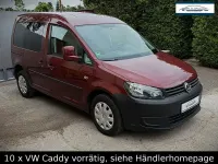 Gebraucht VW Caddy 105 PS (77 kW) 2012 Rot Van / Kleinbus