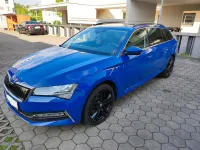 Gebraucht Skoda Superb Ambition 218 PS (160 kW) 2020 Blau Kombi