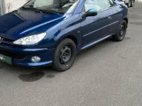 Gebraucht Peugeot 206 CC 109 PS (80 kW) 2004 Blau Cabrio