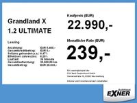 gebraucht Opel Grandland X 1.2 ULTIMATE Navi, LED, Sitzheiz.