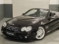 Gebraucht Mercedes SL55 AMG AMG 517 PS (380 kW) 2007 Obsidianschwarz Cabrio