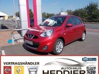 Gebraucht Nissan Micra Acenta 80 PS (58 kW) 2016 Rot metallic Kleinwagen