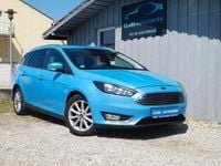 Gebraucht Ford Focus Titanium 125 PS (91 kW) 2016 Blau Kombi