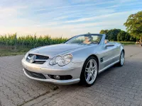 Gebraucht Mercedes SL500 AMG 306 PS (225 kW) 2004 Silber Cabrio