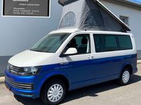 Gebraucht VW T6.1 California 150 PS (110 kW) 2019 Weißblau bicolor folierung Van