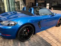 Gebraucht Porsche Boxster S 349 PS (256 kW) 2018 Blau Cabrio